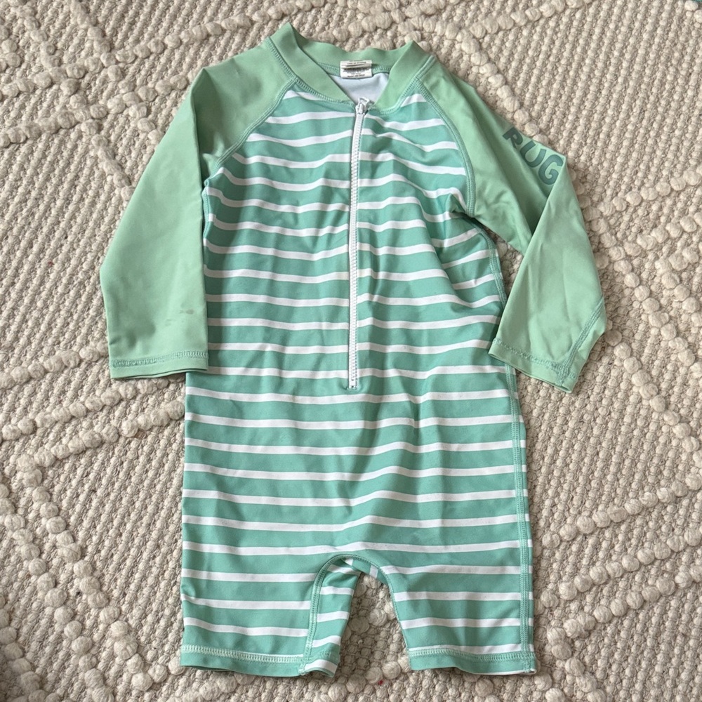 GUC Rugged Butts Seafoam Stripe Bathing Suit